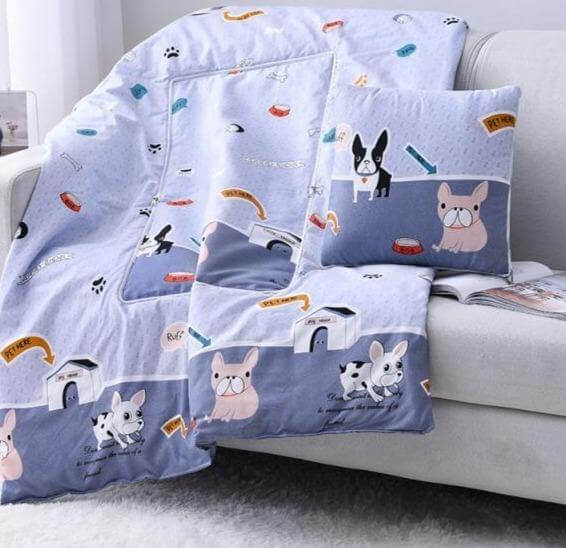 Maliben | 2In1 Colorful Cartoon Pillow Blanket