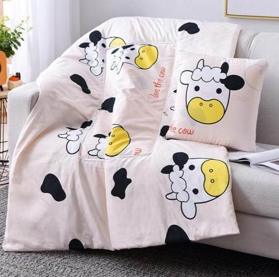 Maliben | 2In1 Colorful Cartoon Pillow Blanket