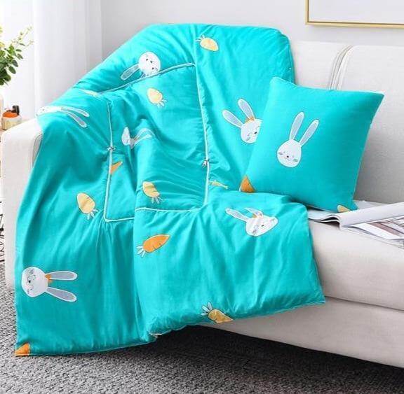 Maliben | 2In1 Colorful Cartoon Pillow Blanket