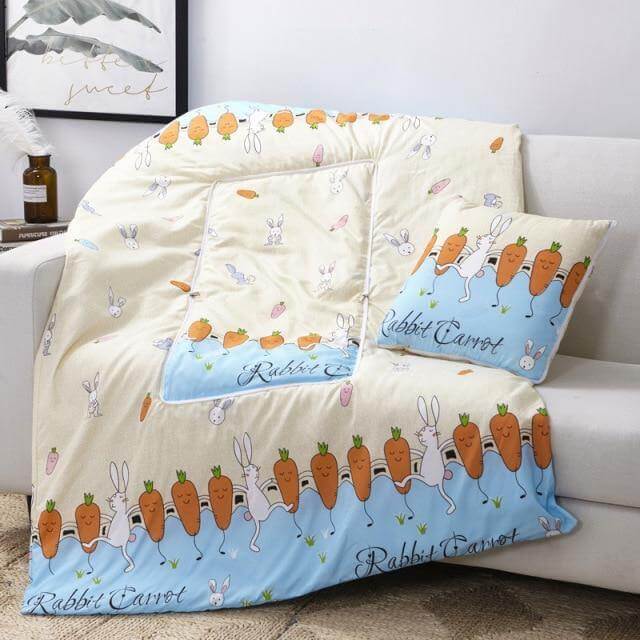 2In1 Colorful Cartoon Pillow Blanket — Maliben bedroom