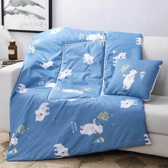 Maliben | 2In1 Colorful Cartoon Pillow Blanket