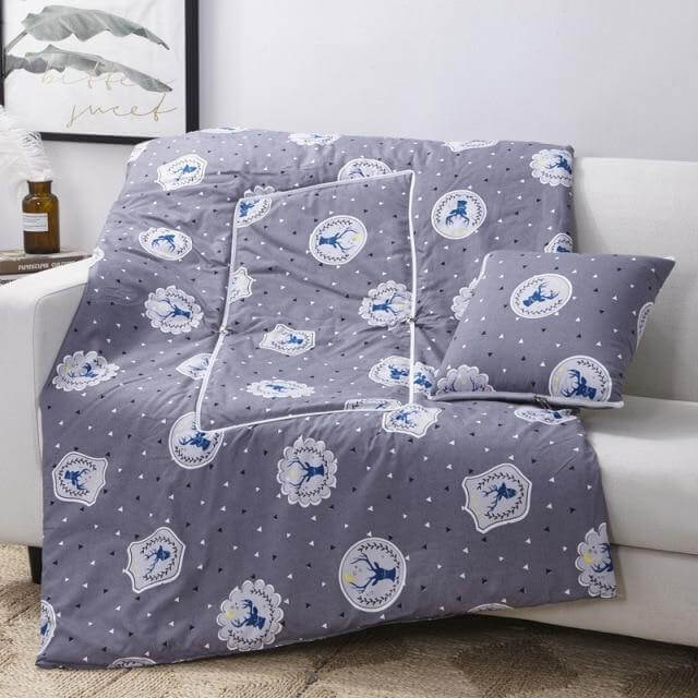 Maliben | 2In1 Colorful Cartoon Pillow Blanket