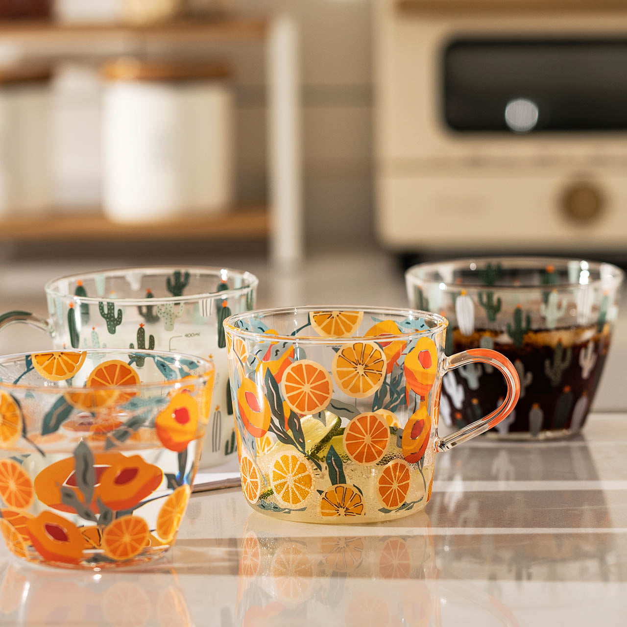 Maliben | HighLand Printed Glass Measuring Cup
