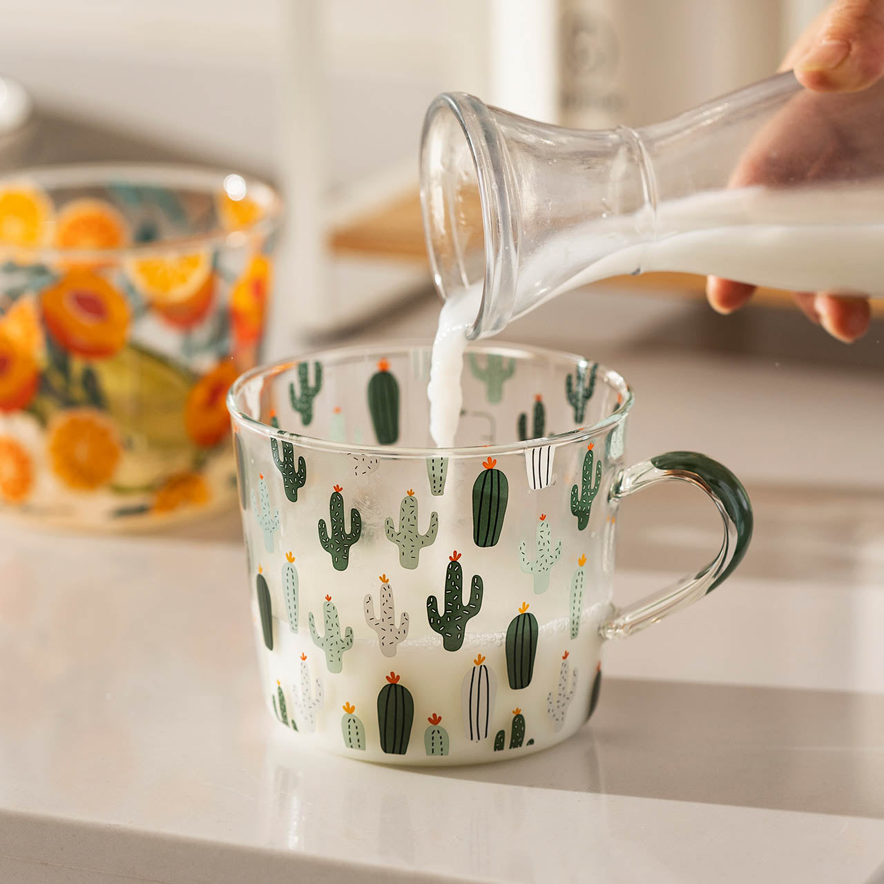 Maliben | HighLand Printed Glass Measuring Cup