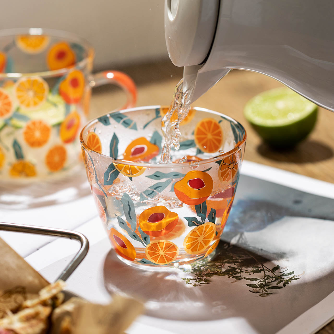 Maliben | HighLand Printed Glass Measuring Cup