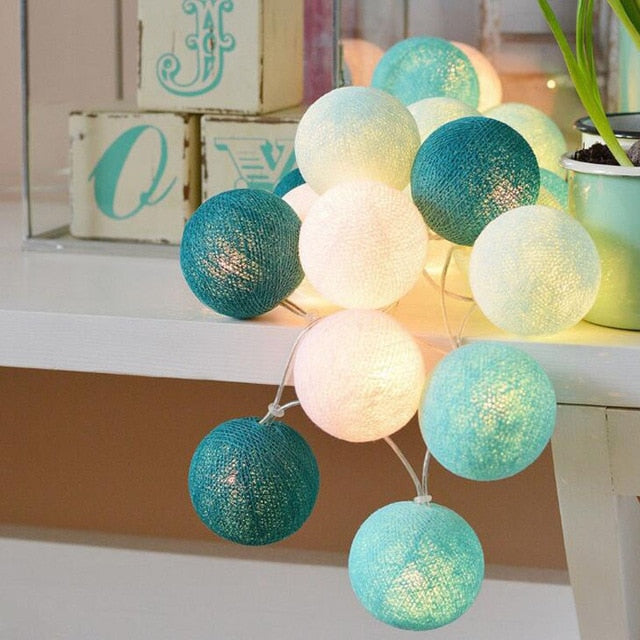 Maliben Ballton - Cotton glowing ball swing — Various color combinations