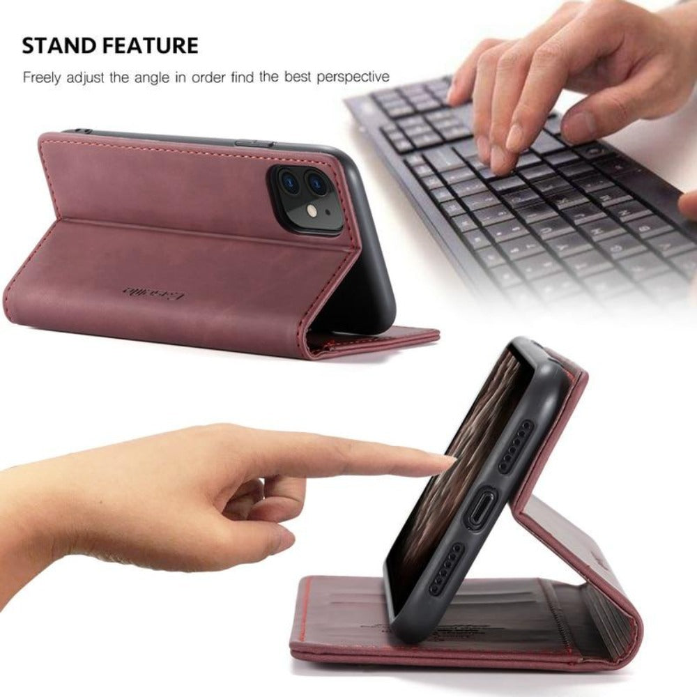 Maliben | Magnetic Flip Wallet Case For Iphone