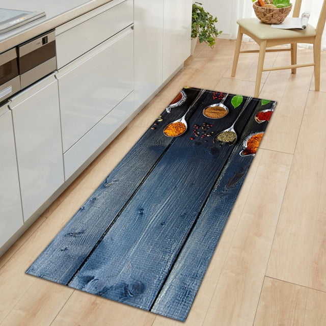 Maliben | Cookease Food-Themed Kitchen Mat | Non-Slip & Water-Repellent | ComFort Mat for Kitchen & Household