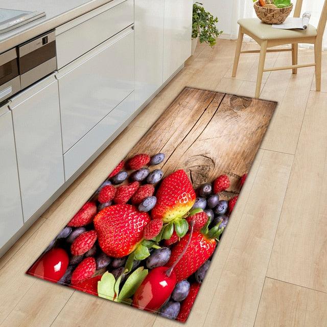Maliben | Cookease Food-Themed Kitchen Mat | Non-Slip & Water-Repellent | ComFort Mat for Kitchen & Household