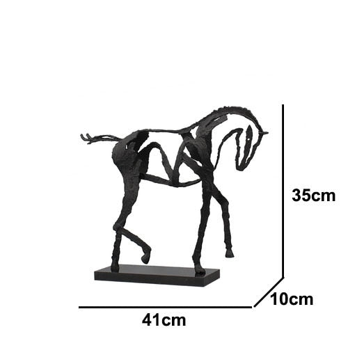 Maliben | Minimalist Abstract Horse Sculpture Art Figurine