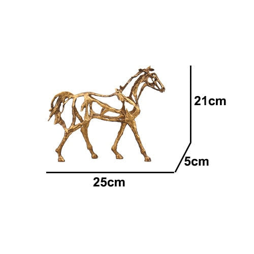 Maliben | Minimalist Abstract Horse Sculpture Art Figurine