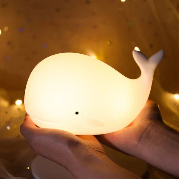 Maliben | Glowwhale Night Lamp - Magical Color Party For Children
