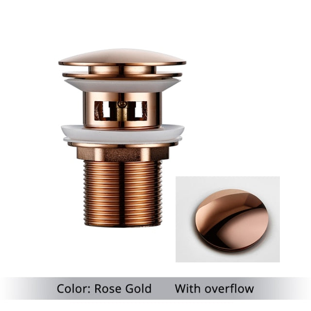 Maliben | Polished Brass Bathroom Sink Drains