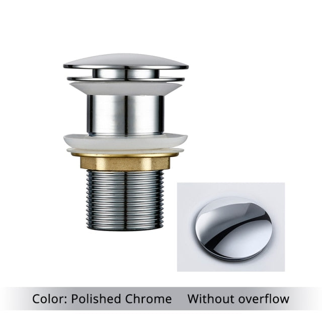 Maliben | Polished Brass Bathroom Sink Drains