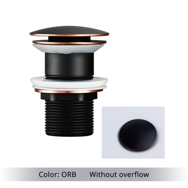 Maliben | Polished Brass Bathroom Sink Drains