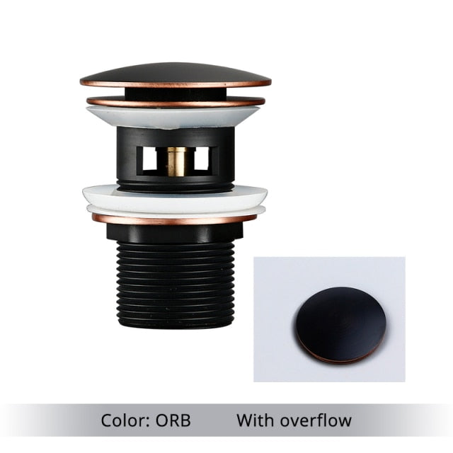 Maliben | Polished Brass Bathroom Sink Drains