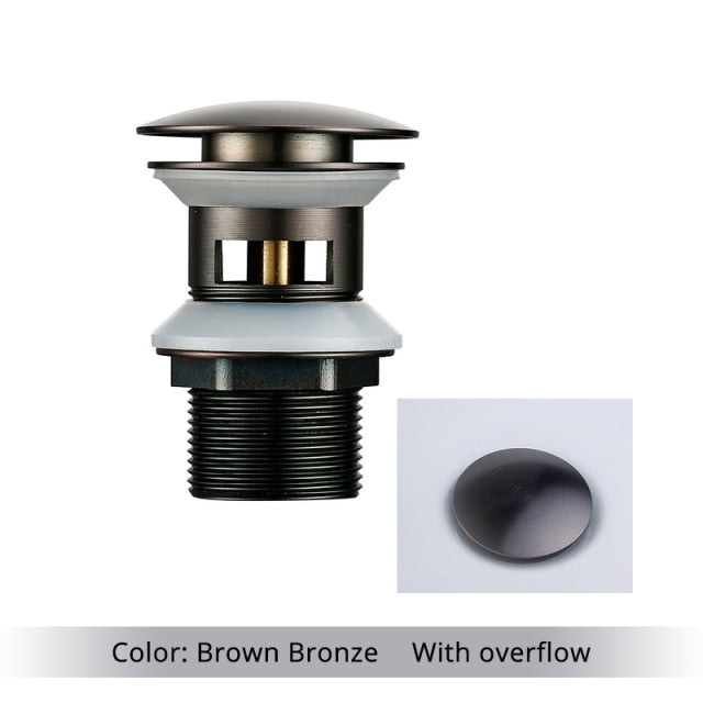 Maliben | Polished Brass Bathroom Sink Drains
