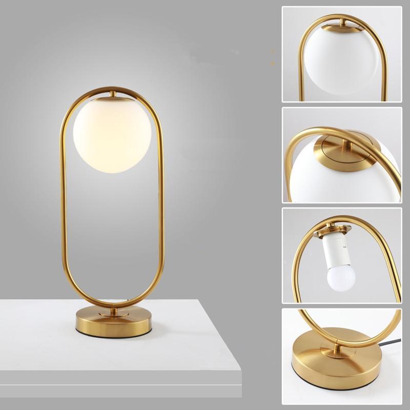 Maliben | Modern Glass Ball Table Lamp