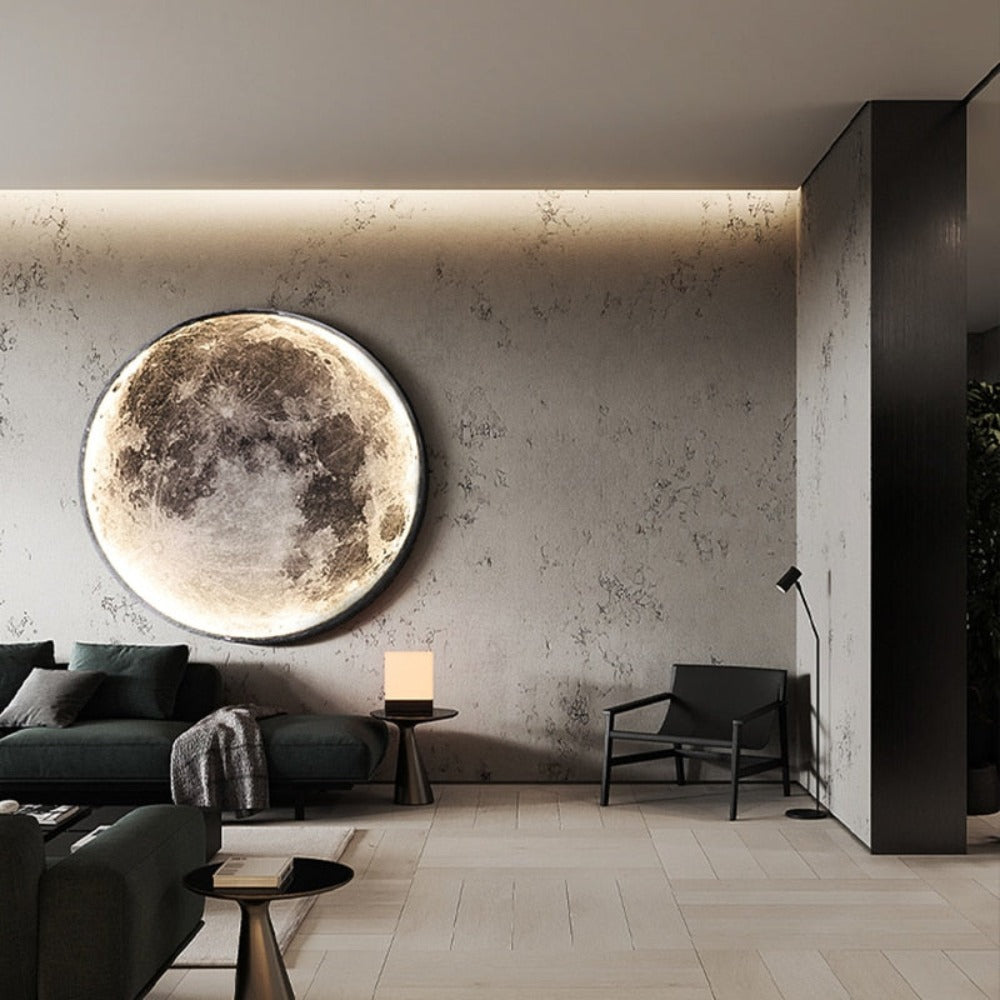 Maliben | 3d Led Moon Or Earth Ceiling Or Wall Light