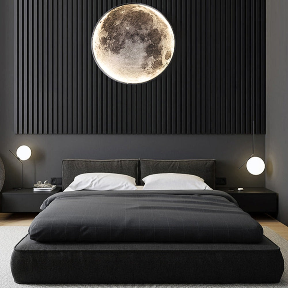 Maliben | 3d Led Moon Or Earth Ceiling Or Wall Light