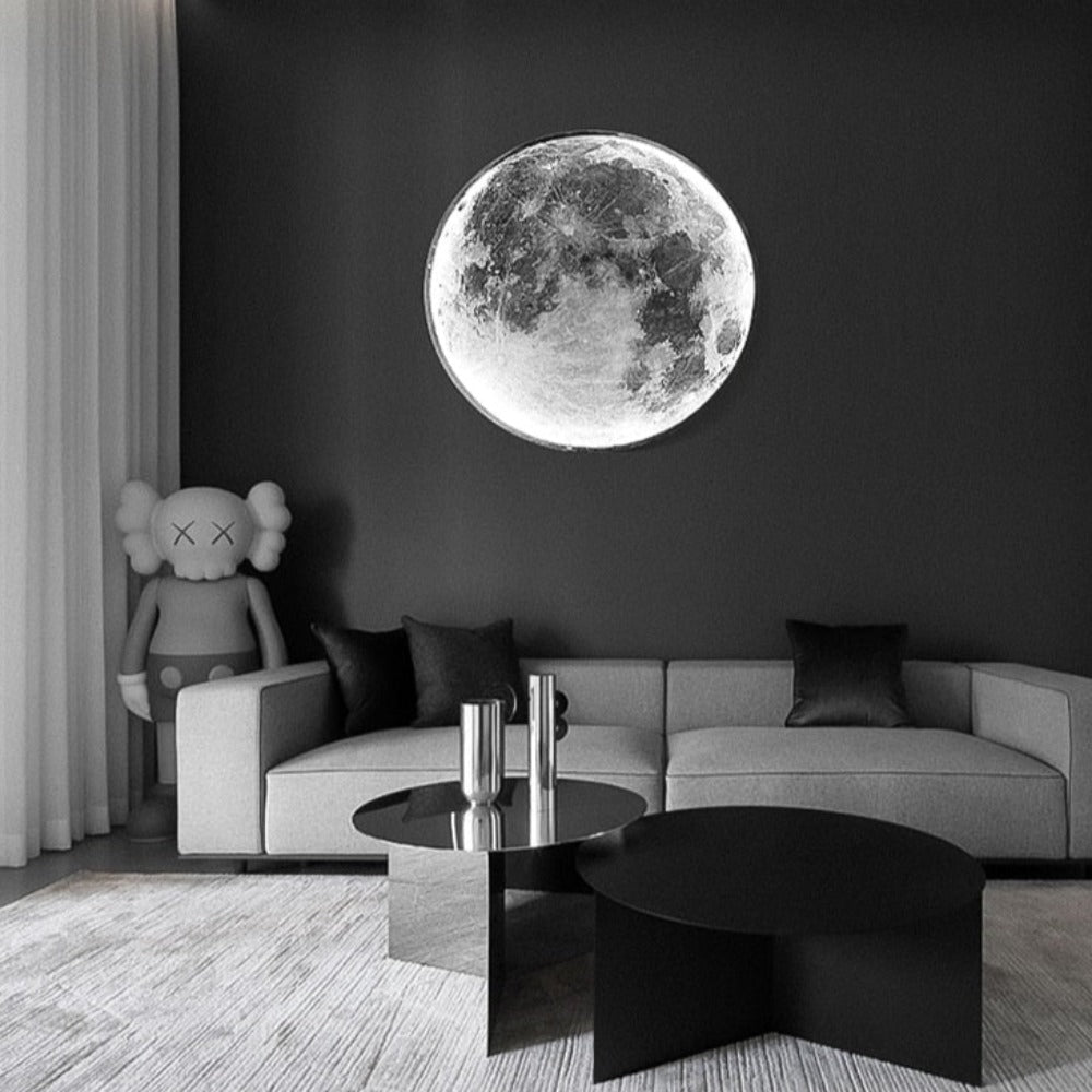 Maliben | 3d Led Moon Or Earth Ceiling Or Wall Light