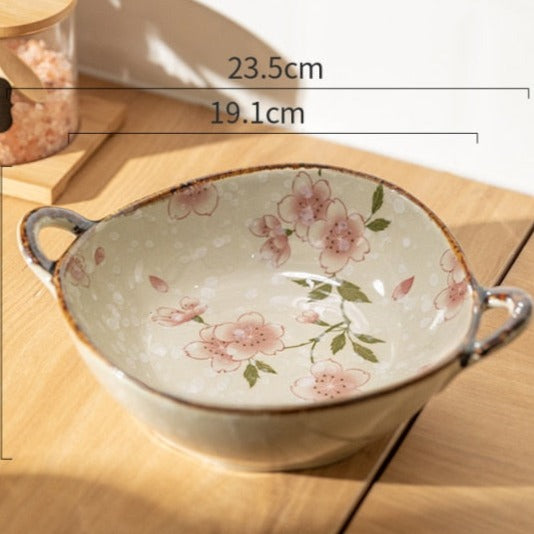 Maliben | Flora Ceramic Pasta Bowls