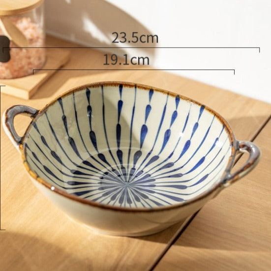 Maliben | Flora Ceramic Pasta Bowls