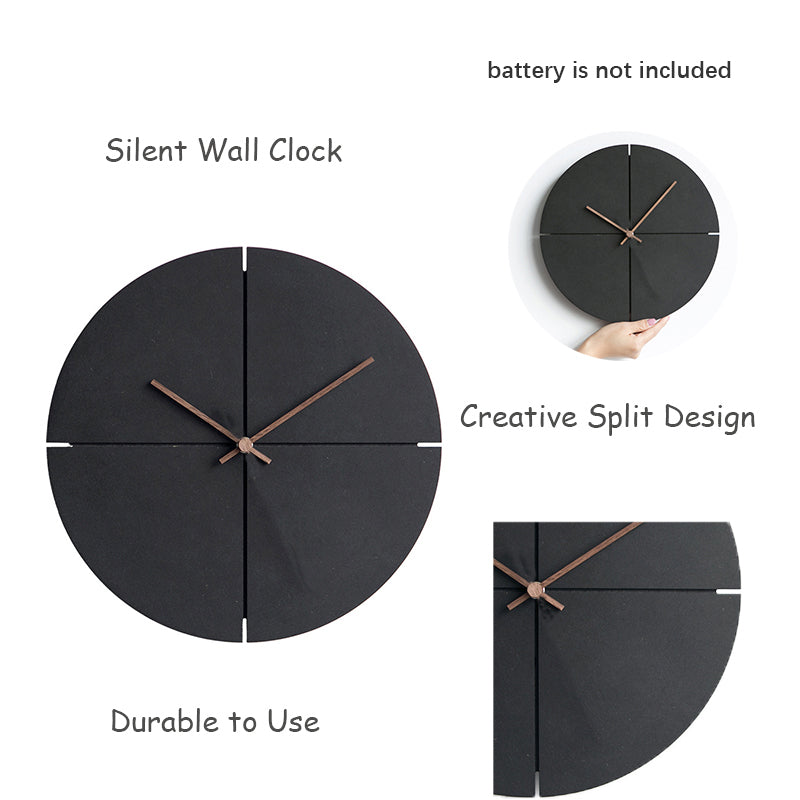 Maliben | Elegant Nordic Minimalist Wooden Wall Clock