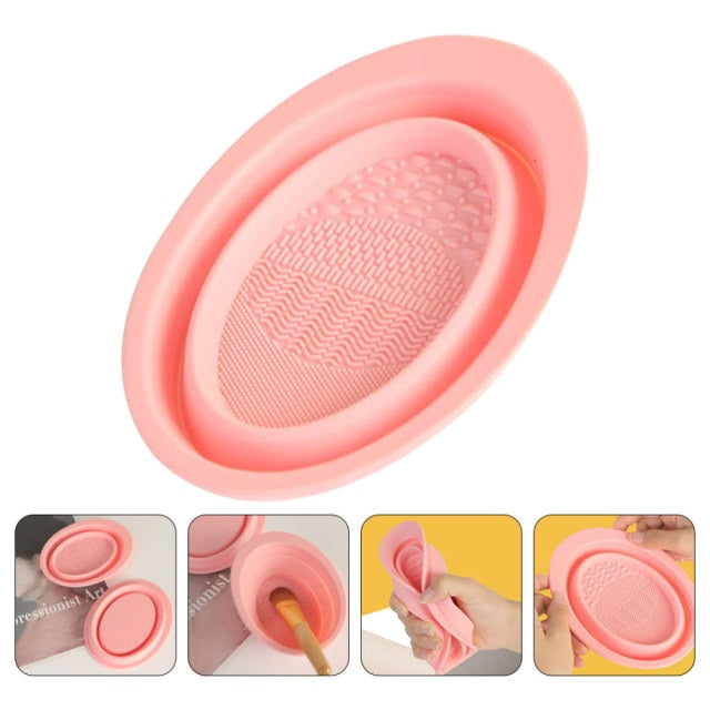 Maliben | Foldable Makeup Brush Cleaning Bowl