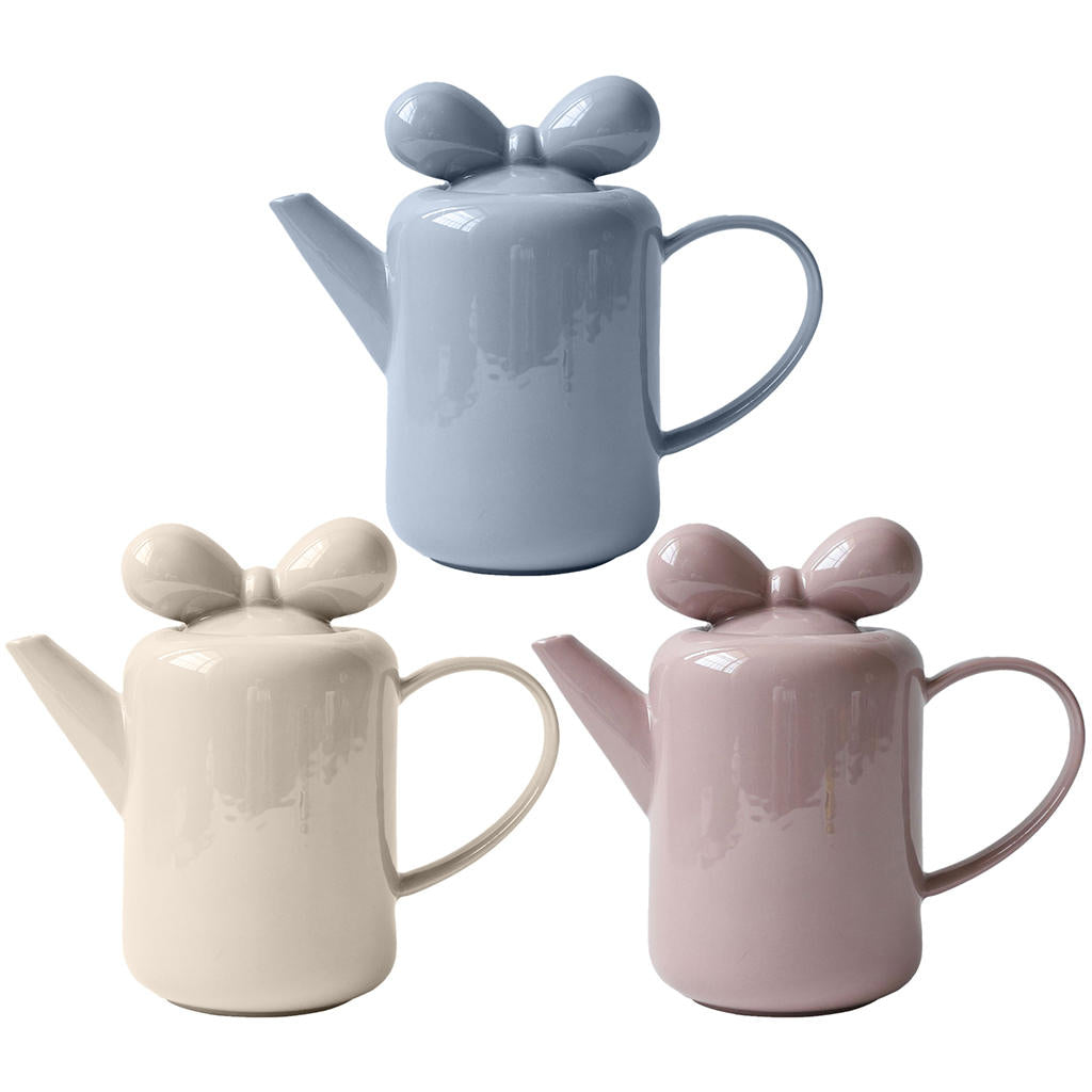 Maliben | Bow Knot Design Porcelain Tea Pot