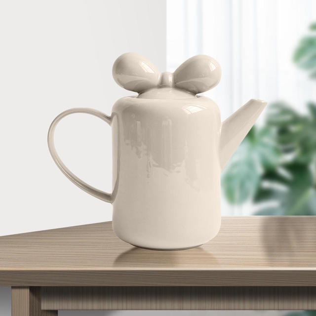 Maliben | Bow Knot Design Porcelain Tea Pot