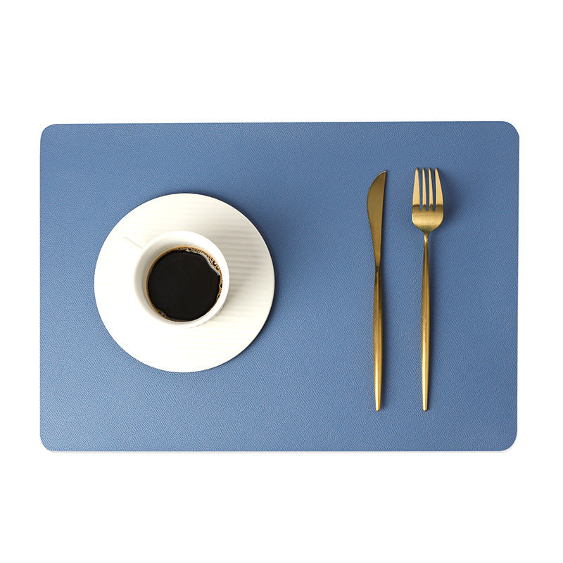 Maliben | Modern Rectangular Waterproof PU Leather Place Mats