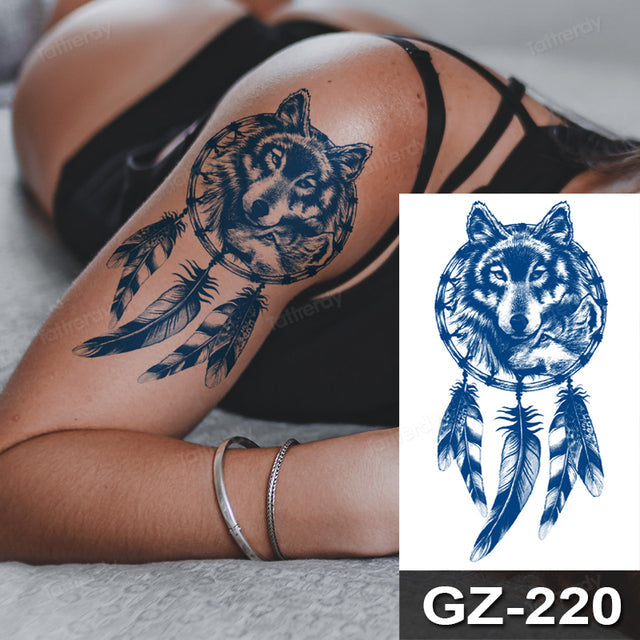 Maliben | Dreamcatcher Animal Semi-Permanent Temporary Tattoo