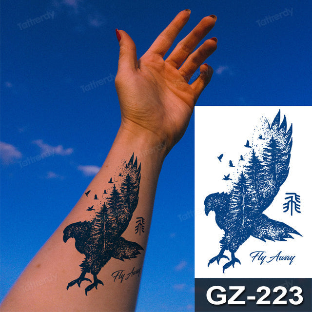 Maliben | Dreamcatcher Animal Semi-Permanent Temporary Tattoo