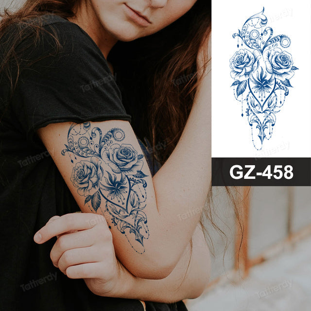 Maliben | Flower Sleeve Semi-Permanent Tattoo