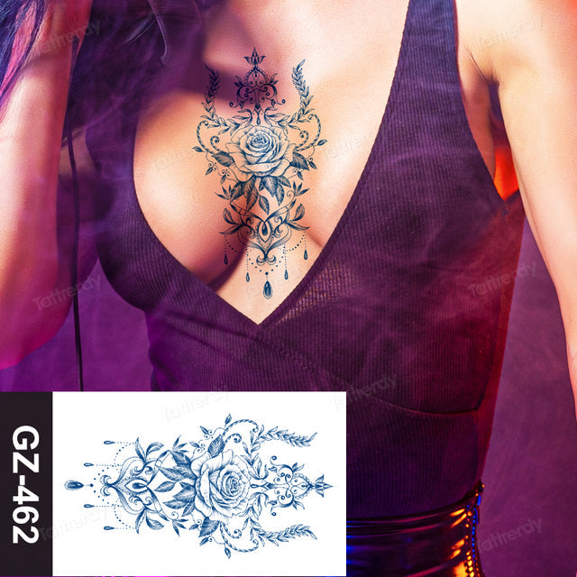 Maliben | Flower Sleeve Semi-Permanent Tattoo