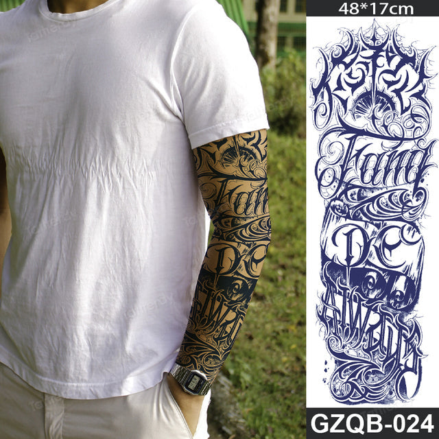 Maliben Full Sleeve Semi-Permanent Tattoo — 2-Week Wear