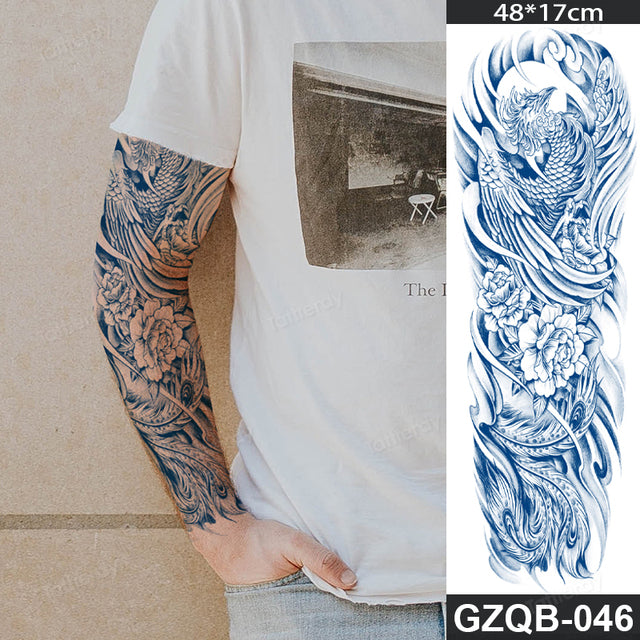 Maliben Full Sleeve Semi-Permanent Tattoo — 2-Week Wear
