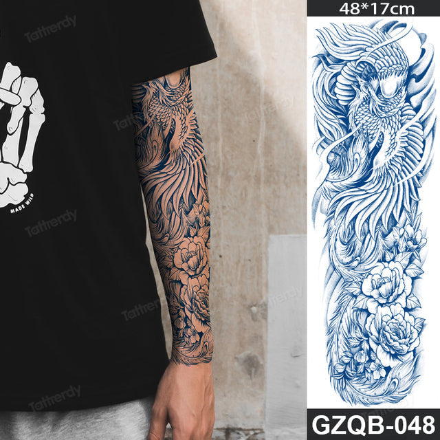 Maliben Full Sleeve Semi-Permanent Tattoo — 2-Week Wear