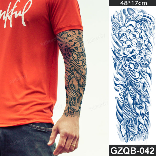 Maliben Full Sleeve Semi-Permanent Tattoo — 2-Week Wear