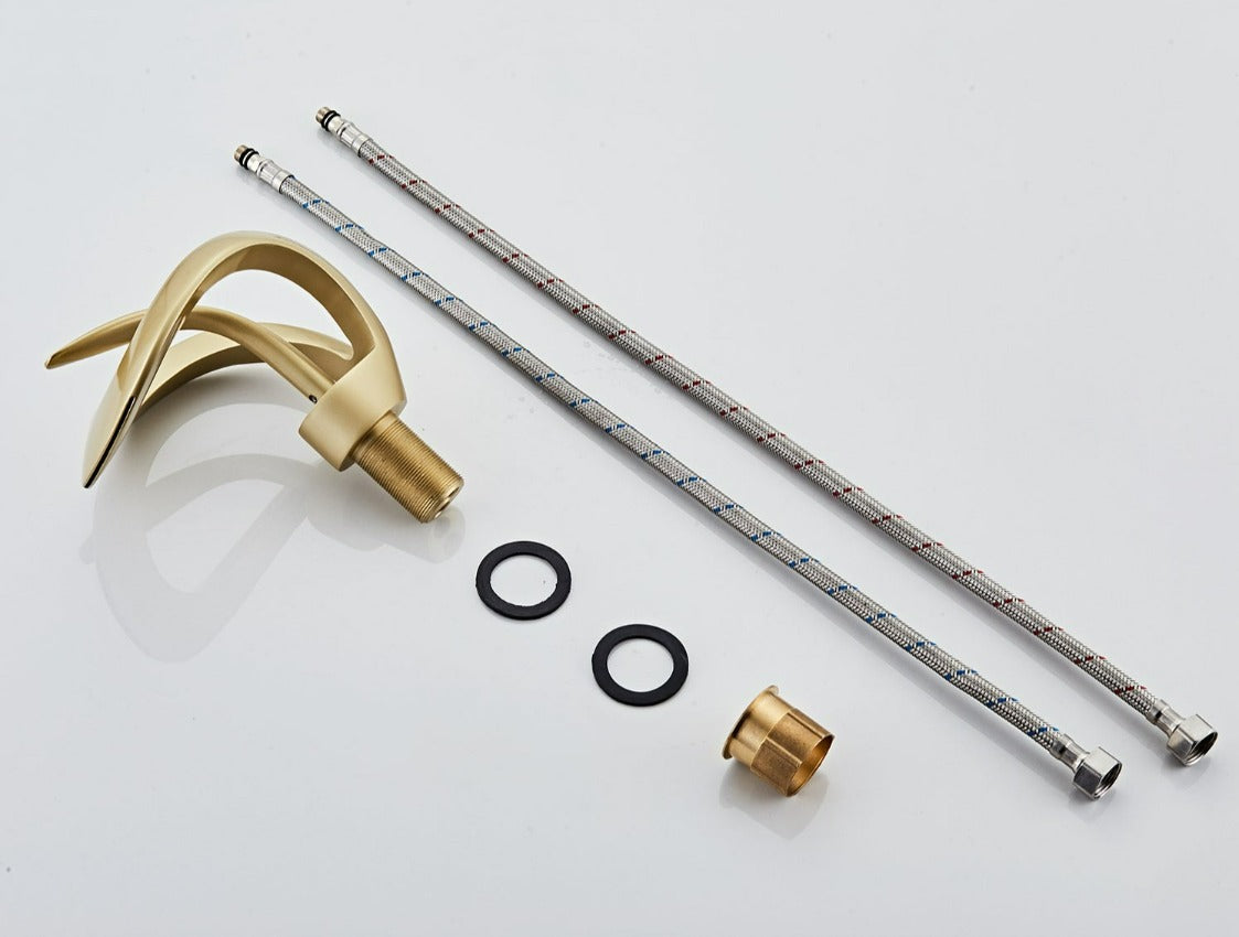 Maliben | Modern curved bathroom faucet