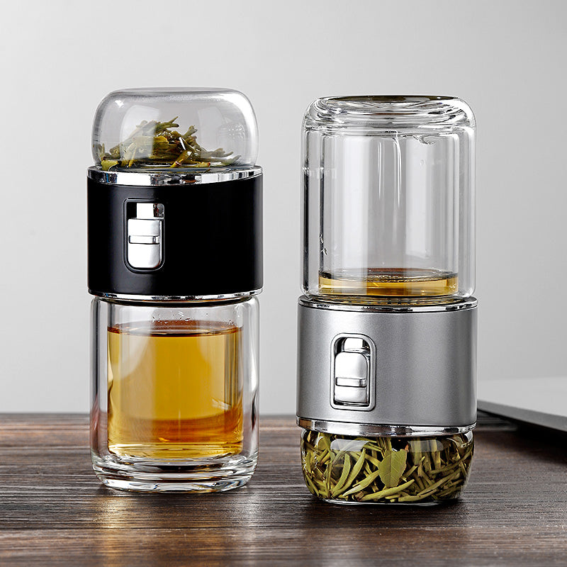 Maliben | Double Glass Tea Infuser Thermos Bottle