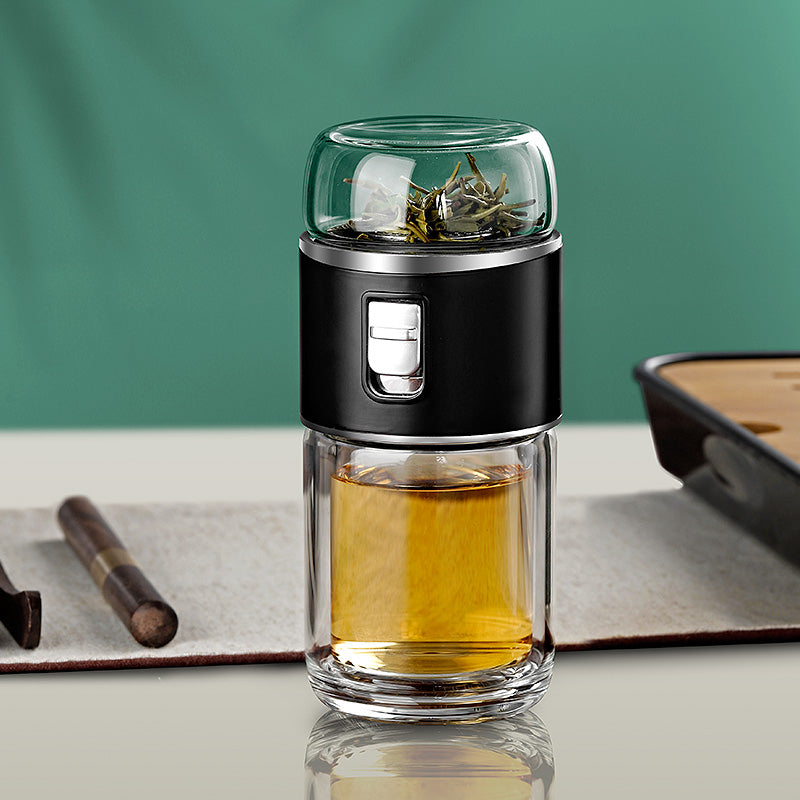 Maliben | Double Glass Tea Infuser Thermos Bottle