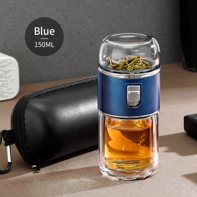 Maliben | Double Glass Tea Infuser Thermos Bottle