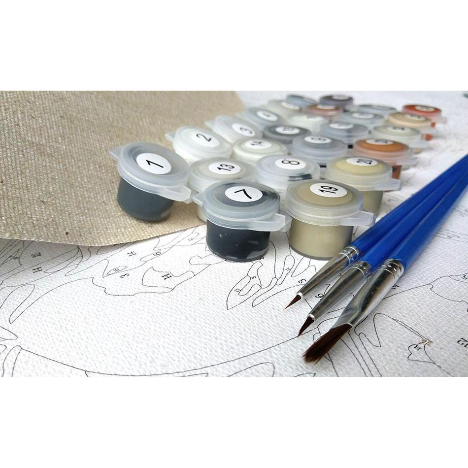 Maliben | European Flowers - Van-Go Paint-By-Number Kit