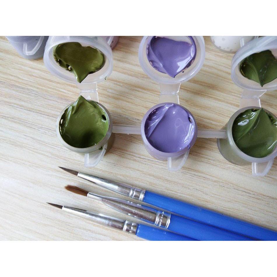 Maliben | European Flowers - Van-Go Paint-By-Number Kit