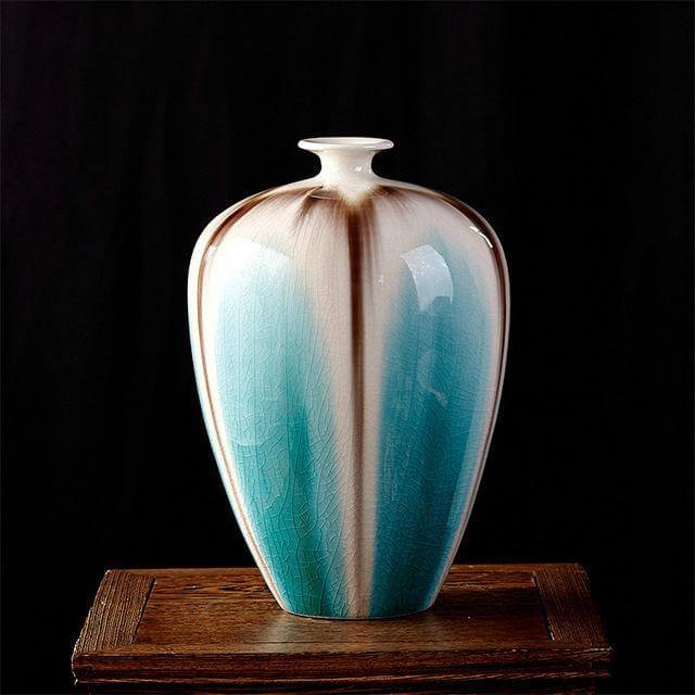 Maliben | Classical Ancient Jingdezhen Ice Crack Ceramic Glaze Vase