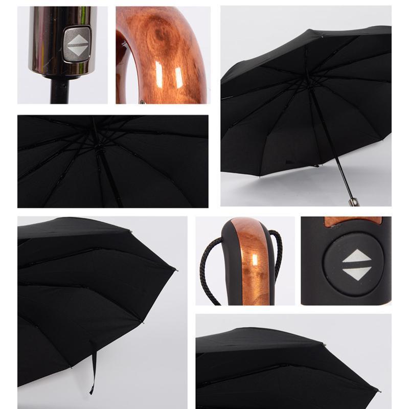 Maliben | Premium Classic English Style Automatic Umbrella Wind Resistant