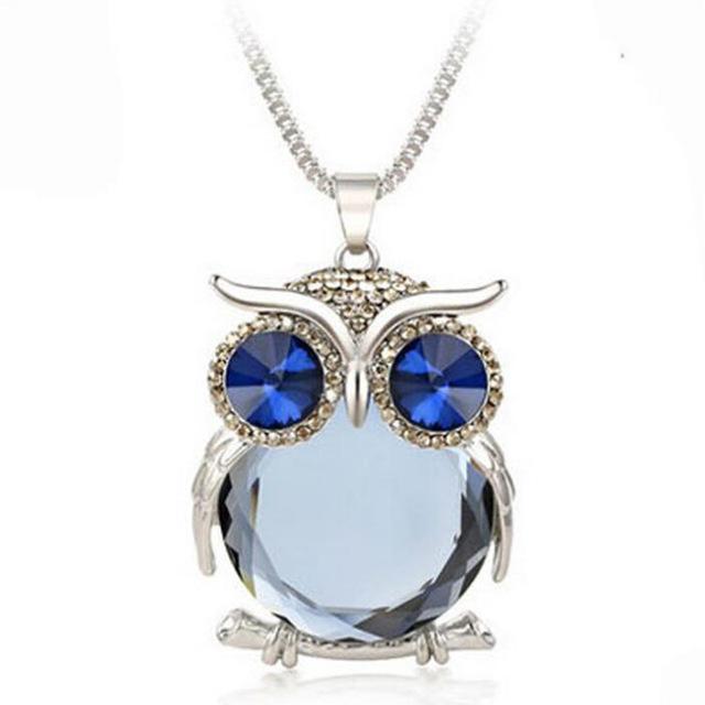 Maliben | Women Sweater Owl Chain Necklace