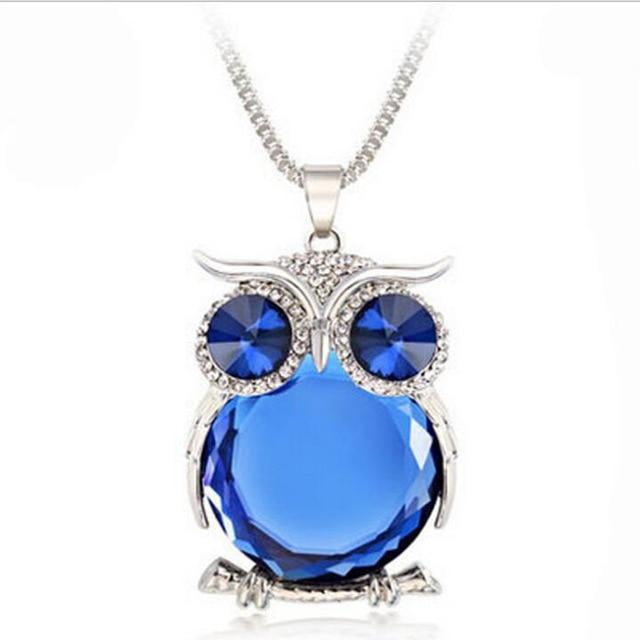 Maliben | Women Sweater Owl Chain Necklace